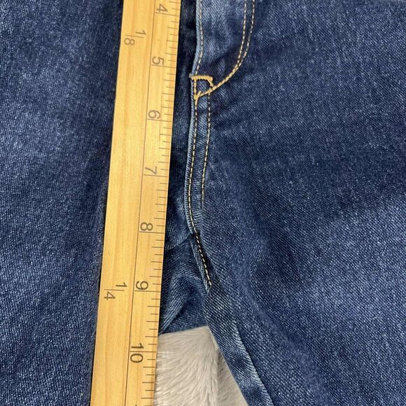 H&M Jeans Women 29/32 Low Rise Skinny Blue Denim Stretch Mid Wash Y2K 30"x31" - Picture 8 of 8